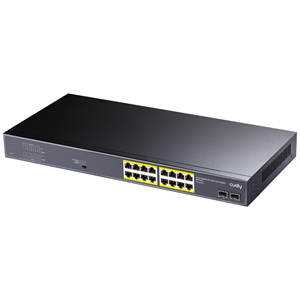 CUDY 16port PoE 200w 2-SFP Gigabit Yönetilemez Switch GS1020PS2