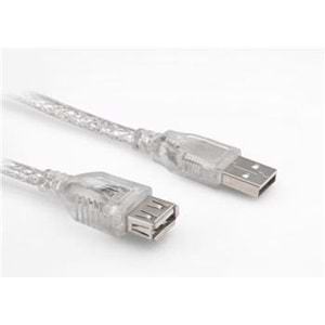 S-link SL-AF30 30cm Usb 2.0 AM To AF Şeffaf Uzatma Kablosu