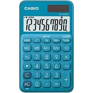 Casio SL-310UC-BU Cep Tipi 10 Hane Mavi Hesap Makinesi