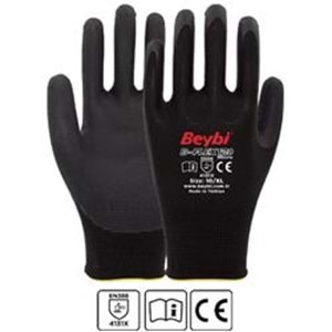 Beybi B-FLEX120 9Beden 12li Micro Köpük Nitril Eldiven (4131X)