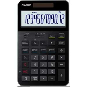 Casio S100X-BK-DJ Profesyonel 12 Hane Masa Üstü Hesap Makinesi