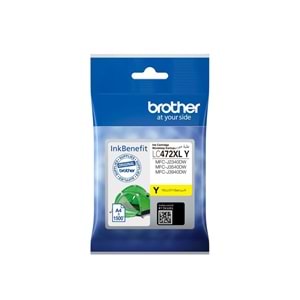 Brother LC472XLY Yellow Sarı Kartuş MFC-J2340-J3540-J3940 1.500 Sayfa 