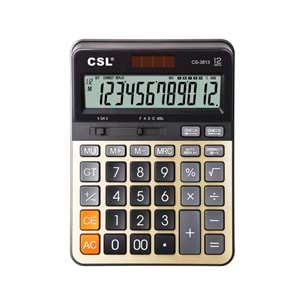CSL CS-3813 12 Hane Masa Tipi Hesap Makinesi