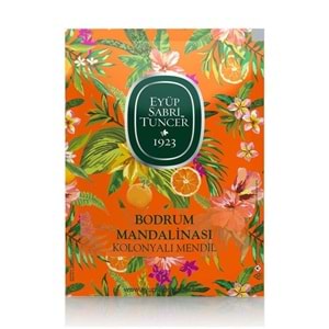 Eyüp Sabri Tuncer 50li Mendil Bodrum Mandalinası Kolonyalı (9,3 x 12,5) Doypack