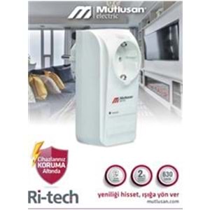 Mutlusan Tekli Şok Korumalı Priz (001 888 100004 00 00)