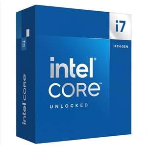 Intel Core i7 14700 BOX 2.1GHz 20 Çekirdek 33MB Akıllı Önbellek Soket 1700 Kutulu Box İşlemci