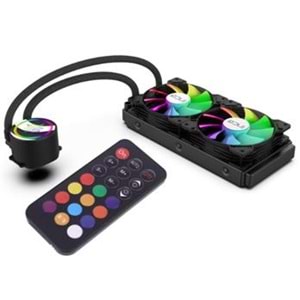 Inca ISS-02XN Intel-amd 2X120MM Argb LED Fanlı Am5 Control Remote Cpu Liquid Cooler