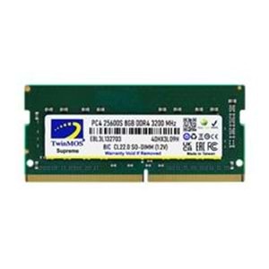 TwinMOS 8 GB DDR4 3200MHz CL22 1.2V SODIMM (MDD48GB3200N) Notebook Ram