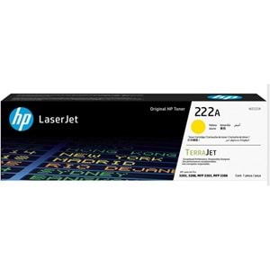 Hp 222A Yellow Sarı 1.200 Sayfa Toner W2222A