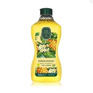 Eyüp Sabri Tuncer 1,5lt Hawaii Ananas Doğal Zeytin Yağlı Sıvı Sabun Pet Şişe