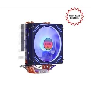 Frisby FCL-F1336C Intel 1366-115x-1200-1700-AMD AM2-AM2+-AM3-AM4-AM5 CPU FANI