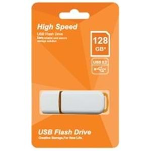 Elba 128GB Plastik Beyaz-Turuncu 3.2 USB Flash Bellek