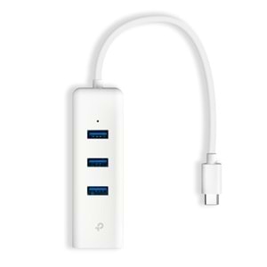 Tp-Link UE330C 10-100-1000 Mbps 3.0 Type C Ethernet Çevirici + 3 Port USB Çoğaltıcı