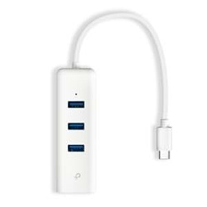 Tp-Link UE330C 10-100-1000 Mbps 3.0 Type C Ethernet Çevirici + 3 Port USB Çoğaltıcı