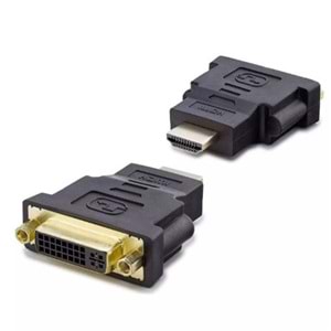 HADRON HDX1255 HDMI (M) TO DVI (F) ADAPTÖR 24+5 SİYAH