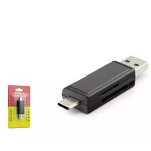 HADRON HDX7026 USB A - TYPE-C KART OKUYUCU