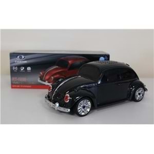 EVERTON RT-1939 Siyah Arabalı Bluetooth Fm-Usb-Tf-Aux Şarjlı Nostaljik Radyo