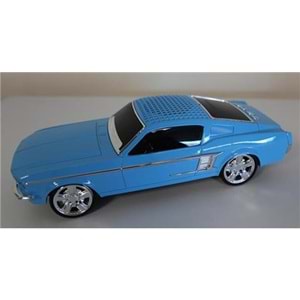 EVERTON RT-1951 Mavi (Blue) Arabalı Bluetooth Fm-Usb-Tf-Aux Şarjlı Nostaljik Radyo