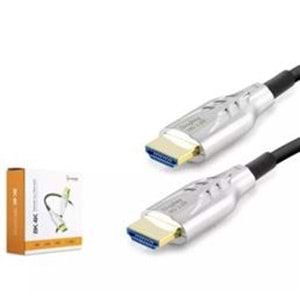 HADRON HDX2047 HDMI KABLO PVC 8K 60HZ 2.1V OPTIC OD8.0 10M SİYAH