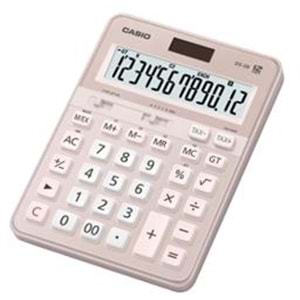 Casio DS-2B-PK Pembe Profesyonel 12 Hane Masa Üstü Hesap Makinesi