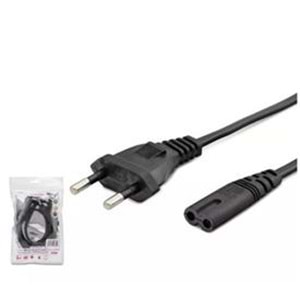 HADRON HDX5566 TEYP POWER KABLO 1.5MT 42PIN 1MM UZUN SOKET AMBALAJLI SİYAH