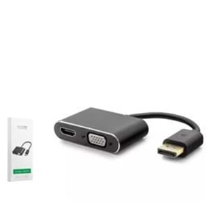 HADRON HDX7822 DISPLAY TO HDMI + VGA F ÇEVİRİCİ 4K 1080P 22CM