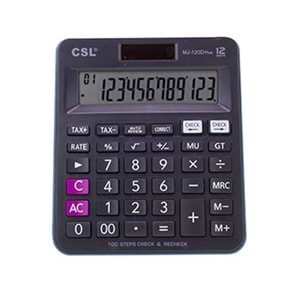 CSL RZ-822 12 Hane Masa Tipi Renkli Hesap Makinesi