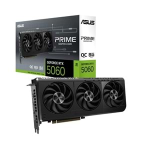 Asus Prime GeForce RTX 5060 OC PRIME-RTX5060-O8G 8GB GDDR7 128 Bit DLSS 4 Ekran Kartı 
