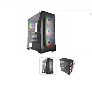 GameBooster FALCON GB-A750B 750w 80+ Bronze USB 3.0 Mesh ARGB ATX Mid Tower Gaming Kasa
