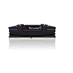 GSkill 8GB RipjawsV Siyah DDR4 3200Mhz CL16 1.35V Tek Modül Ram F4-3200C16S-8GVKB Soğutuculu Pc Ram