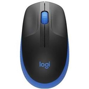 Logitech 910-005909 M191 Mavi Büyük Boy Kablosuz Mouse Optik 1000 Dpı Buton