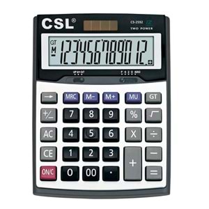 CSL CS-2592 12 Hane Masa Tipi Hesap Makinesi