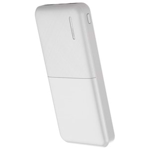 SnapMax SNP-3009 Beyaz 10.000 mah Powerbank 2x USB Çıkışlı 1 Type-C ve 1 Micro Girişli