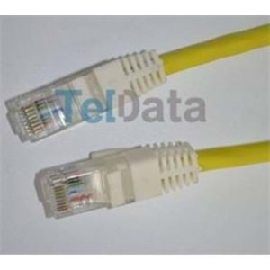 Teldata TLD-3000YS Cat6 30MT Sarı Utp Patch Kablo