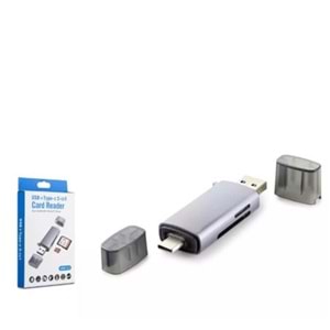 Hadron Hdx7031 Card Reader Usb3.0 + Type-C All In One Gri(ATUD-19)