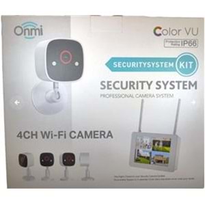Apronx BSM400 4 Kanal Nvr + 3Mp 4 Kamera Full Color Mik. + 10