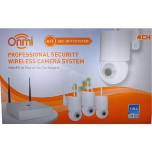 Apronx DS440 4 Kanal Nvr + 3Mp 4 Kamera Full Color Mik. PTZ Wifi Set