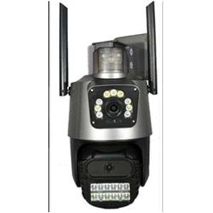 Apronx APX-WP242 6Mp 2.8mm Çift Kamera 19 Led Wifi PTZ