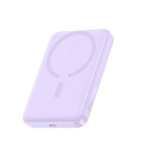 BASEUS P1008210E513-00 EF FM11 Mini Mag 10.000 22.5W Taşınabilir Şarj Cihazı Mor