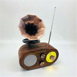 Everton Rt-746 Bluetooth Fm-Usb-Tf-Aux Şarjlı Nostaljik Radyo