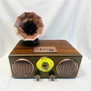 Everton Rt-748 Bluetooth Fm-Usb-Tf-Aux Şarjlı Nostaljik Radyo