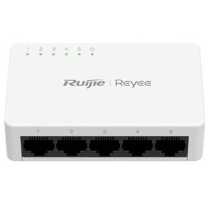 Ruijie Reyee RG-ES05F 5 Portlu, 10-100 Fast Ethernet Tak Çalıştır Switch Plastik Kasa