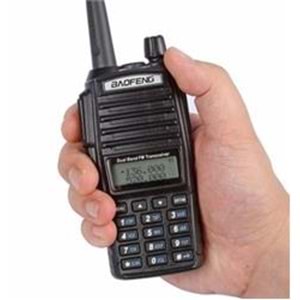 Baofeng UV-82L 5W LCD Ekran,LED El Feneri Arama Kurtarma-Güvenlik-Haberleşme El Telsizi (FM RADYO)