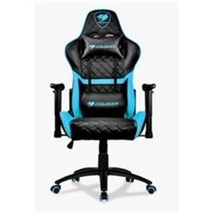 Cougar Armor One Siyah-Mavi Oyuncu Koltuğu