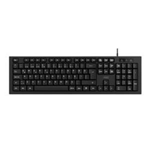 AOC KB130B-38 1,8mt Kablo Uzunluğu Usb Siyah Türkçe Kablolu Standart Klavye,Sessiz yazma