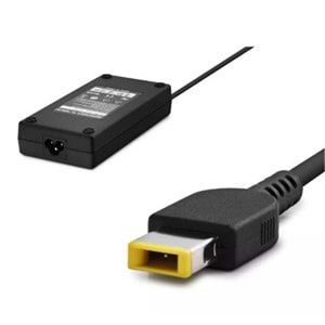 Hadron GXHH2 LENOVO- IBM Uyumlu 20V 8.5A 170W Laptop Adaptörü (Usb Tip Sarı Kare Uç) Siyah