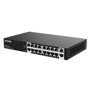 Tenda S218GPC-BH16FE PoE+ Port 167W 2x GE Uplink Switch