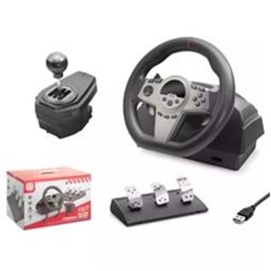 Nodar Nd757 Direksiyon Seti Siyah 270° Ps4-Ps3-Pc-Xbox One-N-Sw-Xbox Series-S P4 Slim P4 Pro Siyah