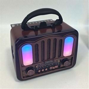 Everton RT-771 Bluetooth Usb-Micro Sd Solarlı Nostaljik Radyo
