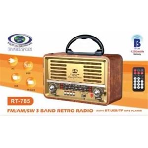 Everton RT-785 Bluetooth Usb-Micro Sd Nostaljik Radyo